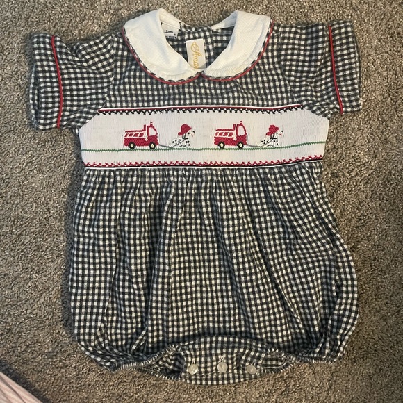 Anavini Other - Anavini smocked fire trucks